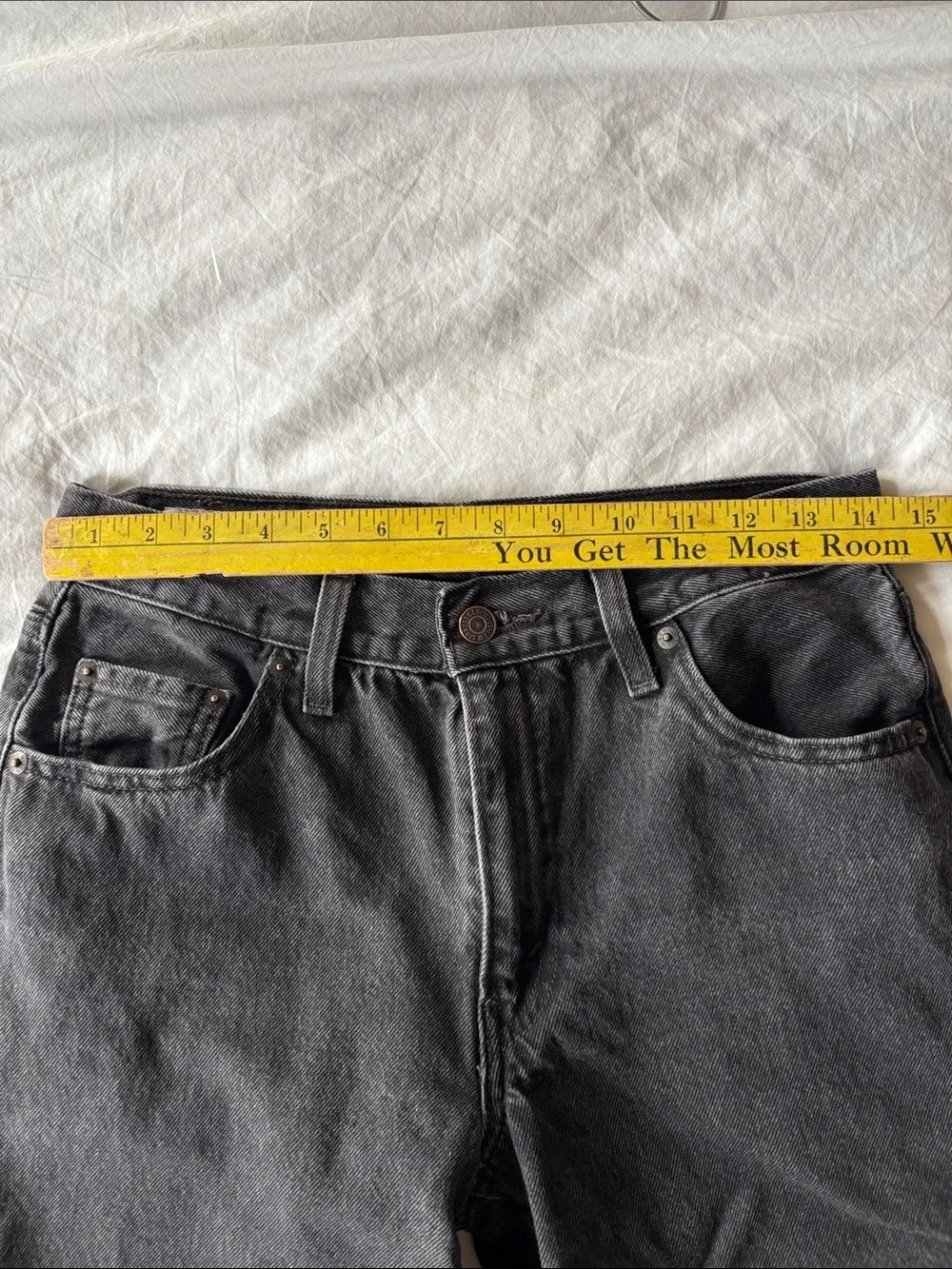 Levi’s Baggy Dad Jeans in Boot Barn (washed black) 26x32 - Picture 6 of 8